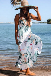 Wailea Tropical Print Wrap Dress