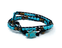 Load image into Gallery viewer, Double Wrap Sea Turtle Bracelet
